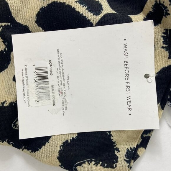 NWT Animal Print Bandanas Set of Two Nordstrom Capelli NY Snake Leopard Camo 21" - Picture 4 of 4